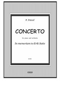 Concerto for piano & orchestra 'In memoriam to Eric Satie'