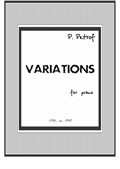 Variations for piano