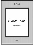 Studium XXIV for piano