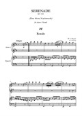 W. A. Mozart - Serenade 'Eine kleine Nachtmusik' for piano 4 hands - IV. mov