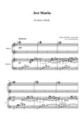 Giulio Caccini - Ave Maria - for piano 4 hands