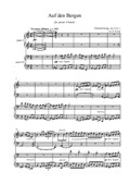 Grieg - 'Auf den Bergen' - piano 4 hands