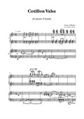 Cotillon Valse for piano 4 hands
