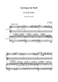 A. Adam - Cantique de Noël (O, Holy Night) - piano 4 hands