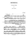 S. Joplin - Bethena Waltz - piano 4 hands