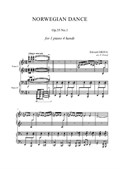 Grieg - Norwegian Dance - piano 4 hands
