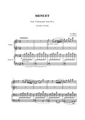 Bizet - Menuet from 'L'Arlesienne' Suite No.2 - piano 4 hands