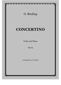 O. Rieding - Concertino for Violin and Piano