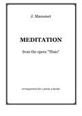 Massenet - Meditation from the opera 'Thais' - 1 piano 4 hands