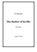 G. Rossini - Overture 'The Barber of Seville' - 1 piano 4 hands - score and parts