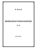 B. Bartok - Romanian Folk Dances for piano