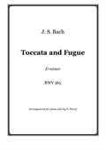 Bach - Toccata and Fugue in D minor - piano solo