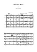J. Straus - Pizzicato Polka - string orchestra - score and parts