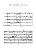 G. Puccini - Crisantemi - string orchestra, score and parts