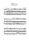 Faure - Elegy - flute and piano