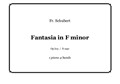 Fr. Schubert - Fantasia in F minor for piano 4 hands – score and parts